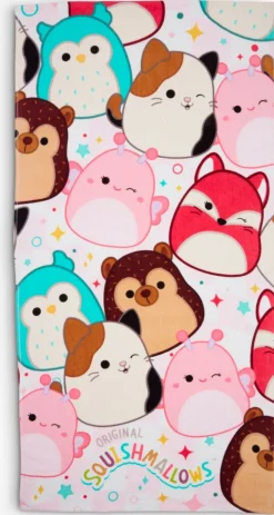 SQUISHMALLOWSGOLDToalla de ducha SQUISHMALLOWS 70x140