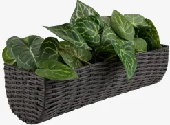 STEINTROSTJardinera para balcón STEINTROST A18xL50xA16 negro