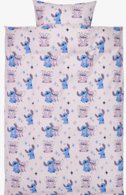 STITCHJuego funda nórdica STITCH 155x220 rosa