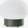 STORFUGLLámpara de mesa recargable STORFUGL Ø15xA10cm verde oscuro