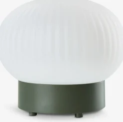 STORFUGLLámpara de mesa recargable STORFUGL Ø15xA10cm verde oscuro