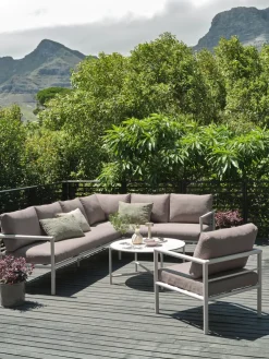 TAERNABYConjunto muebles jardín TAERNABY 7 plazas beis