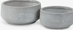 TERASSEMacetero TERASSE Ø44/36 gris juego de 2