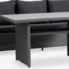 THISEConjunto muebles jardín THISE 5 plazas gris