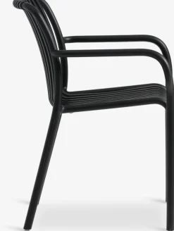 TIPMOSE + NABBENMesa TIPMOSE L70 gris + 2 sillas NABBEN negro