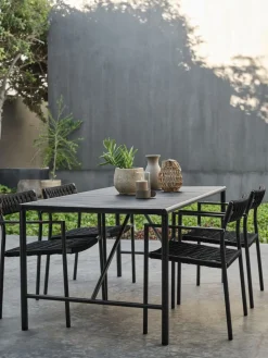 TRILLEVALLENSilla apilable TRILLEVALLEN negro