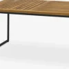 UGILTMesa de centro de exterior UGILT A60xL90 madera dura