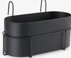 UGLEJardinera balcón UGLE A23xL37xA22 negro