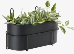 UGLEJardinera balcón UGLE A23xL37xA22 negro