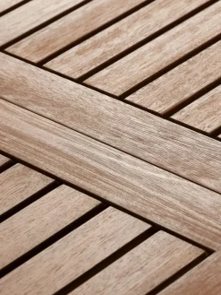 ULBJERG + SIRDALMesa ULBJERG L214/297 madera dura + 4 sillas SIRDAL gris