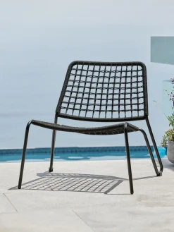 ULLAREDSillón de exterior ULLARED negro