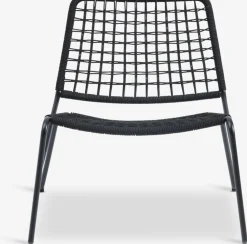 ULLAREDSillón de exterior ULLARED negro