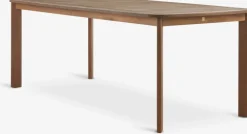 UVDAL + SIRDALMesa UVDAL L223 madera dura + 4 sillas SIRDAL gris