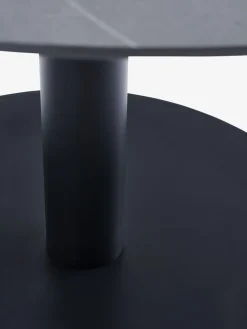 VAMDRUP + GILJAMesa VAMDRUP Ø120 + 4 sillas GILJA gris