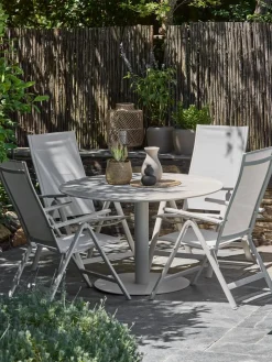 VAMDRUPMesa de jardín VAMDRUP Ø120 beis