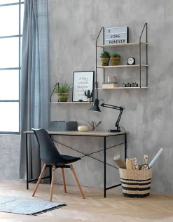VANDBORGEscritorio VANDBORG 60x120 roble claro/negro
