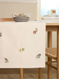 VANDIRISCamino de mesa VANDIRIS 37x150 blanco