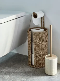 VANSBROPortarrollos de baño VANSBRO Ø16xA47cm hierba marina
