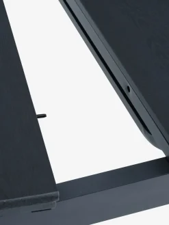 VATTRUP + GAMMELBYMesa VATTRUP L172/276 negro + 4 sillas GAMMELBY gris