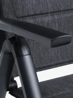 VATTRUP + MYSENMesa VATTRUP L206/321 negro + 4 sillas MYSEN gris