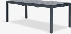 VATTRUP + MYSENMesa VATTRUP L206/321 negro + 4 sillas MYSEN gris