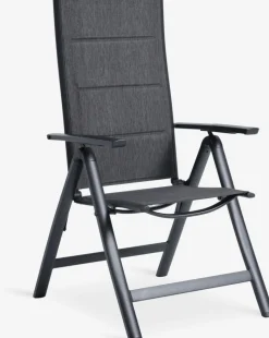 VATTRUP + MYSENMesa VATTRUP L172/276 negro + 4 sillas MYSEN gris