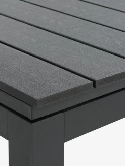 VATTRUP + MYSENMesa VATTRUP L172/276 negro + 4 sillas MYSEN gris