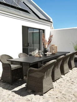 VATTRUPMesa de jardín VATTRUP A95xL206/321 negro