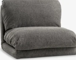 VEGGERSillón cama VEGGER tela gris