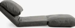 VEGGERSillón cama VEGGER tela gris