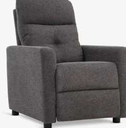 VEJLBYSillón reclinable VEJLBY tela gris oscuro