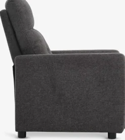 VEJLBYSillón reclinable VEJLBY tela gris oscuro