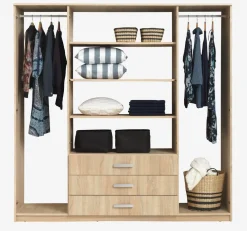 VELLERUPArmario VELLERUP 200x200 combi color roble claro