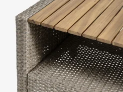 VENConjunto muebles jardín VEN 4 plazas chaise longue natural