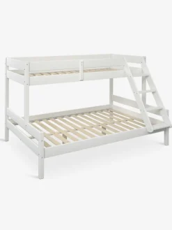 VESTERVIGLitera VESTERVIG 90/140x200 con escalera blanco