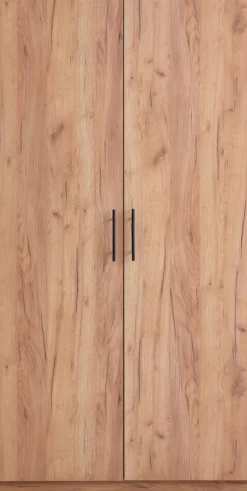 VIBYArmario VIBY 101x200 2 puertas color roble salvaje natural