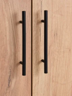 VIBYArmario VIBY 101x200 2 puertas color roble salvaje natural