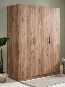VIBYArmario VIBY 150x200 3 puertas color roble salvaje natural