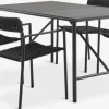 VIERLI + TRILLEVALLENMesa VIERLI L149 + 4 sillas TRILLEVALLEN negro