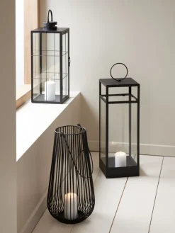 VILLADSFarol VILLADS A20xL20xA50cm negro