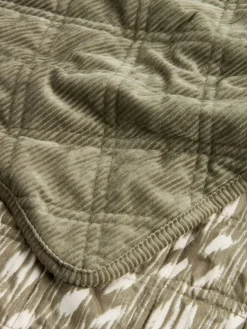 VILLMORELLColcha VILLMORELL 220x240 verde/blanco