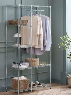 VINDINGEMueble recibidor VINDINGE 4 estantes cromo