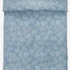 VIOLAPLUSJuego funda nórdica satén VIOLA 155x220 azul