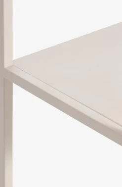 VIRUMMesa consola VIRUM 26x80 con estante beis