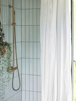 VISKAFORSGOLDCortina de ducha VISKAFORS 180x200 blanco