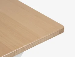 VISLINGEMesa de comedor VISLINGE 90x190 natural/blanco