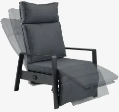 VONGESillón de exterior VONGE negro