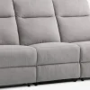 VONSILDSofá VONSILD 3 plazas reclinable eléctrico gris claro