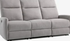VONSILDSofá VONSILD 3 plazas reclinable eléctrico gris claro
