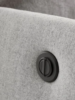VONSILDSofá VONSILD 3 plazas reclinable eléctrico gris claro